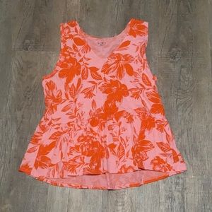 Loft Flower Flowy Top Size M